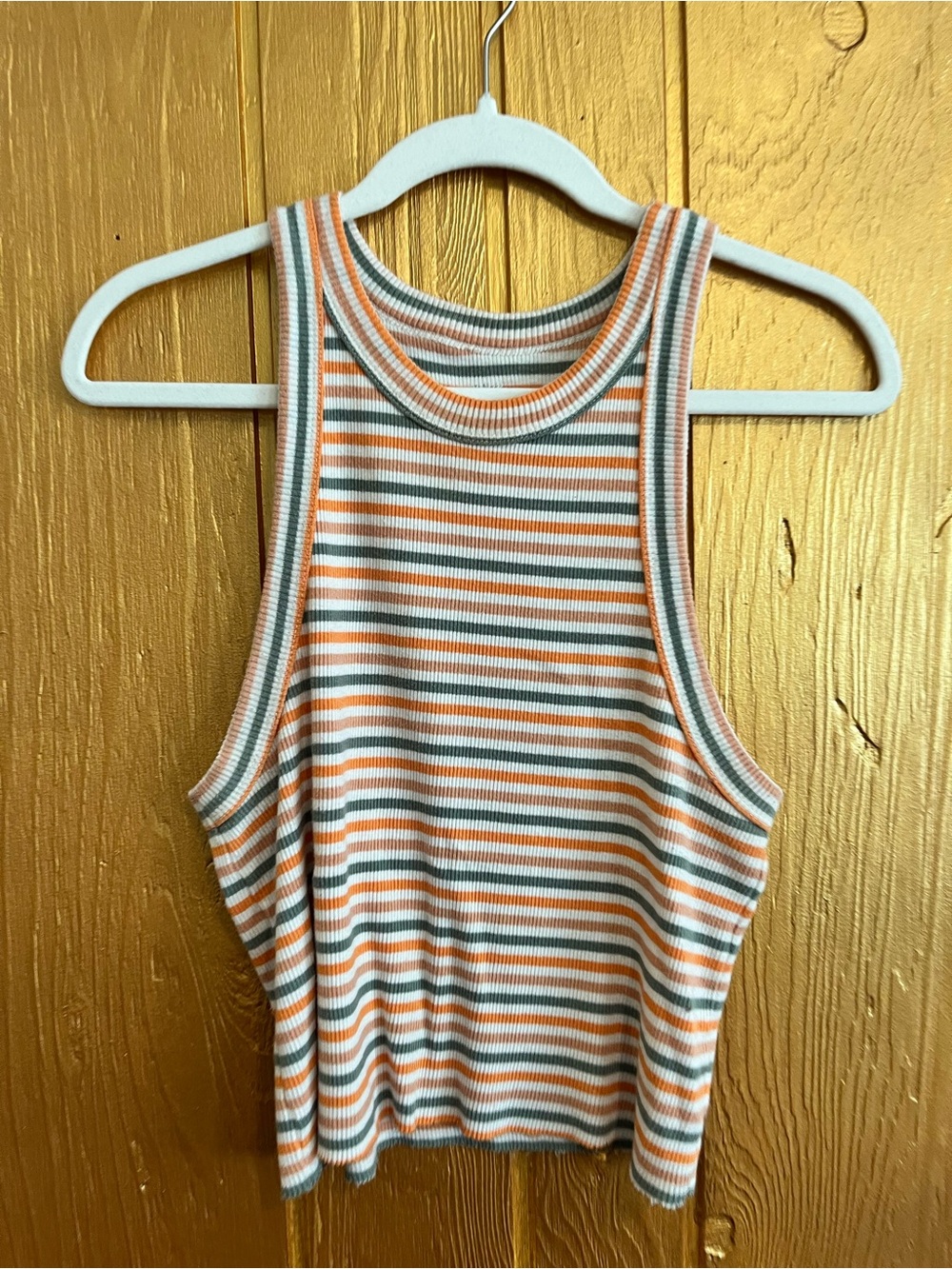 aerie Striped Ribbed Tank